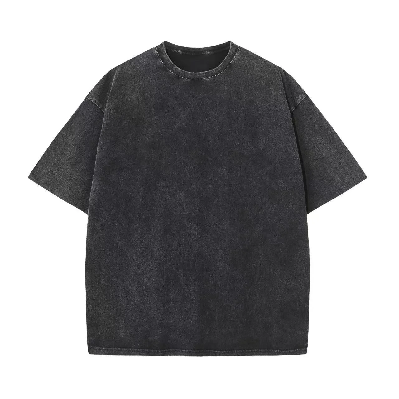 Custom Design Unisex Vintage Washed Tshirt Wholesale 280 GSM Heavy Cotton Jersey Oversized T Shirt Women