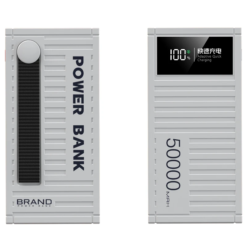 Power Bank 50000mah Fast Charging High Capacity USB C Output LCD Display 20W PD PowerBank Portable Outdoor Power Station