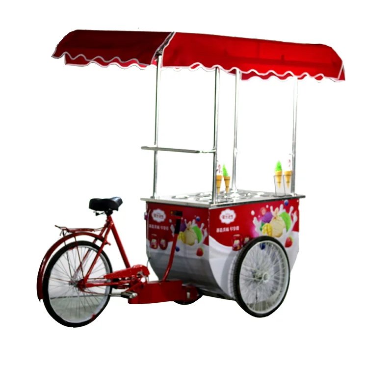 ice cream tricycle freezer