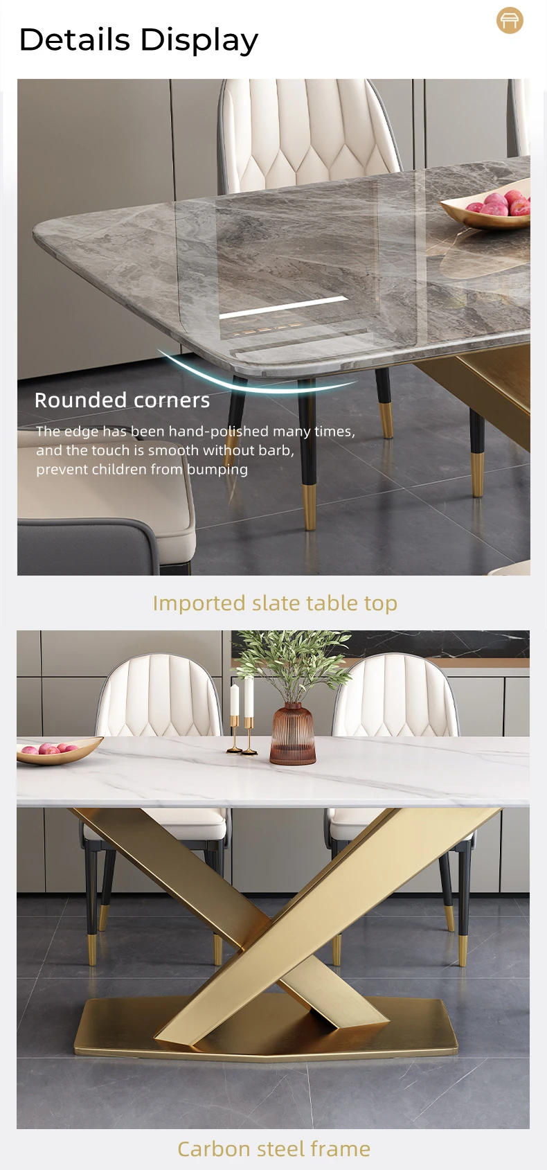 Nordic Style Dining Table Chairs Modern Home Dining Table Set Dinner