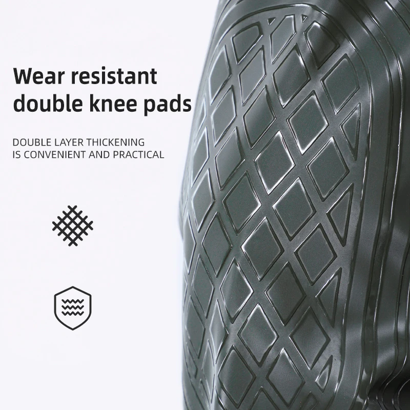 Chest Wader Fishing Suit Pants  Waterproof Wear Resistant Boots PVC Polyester Knitted Fabric Breathable