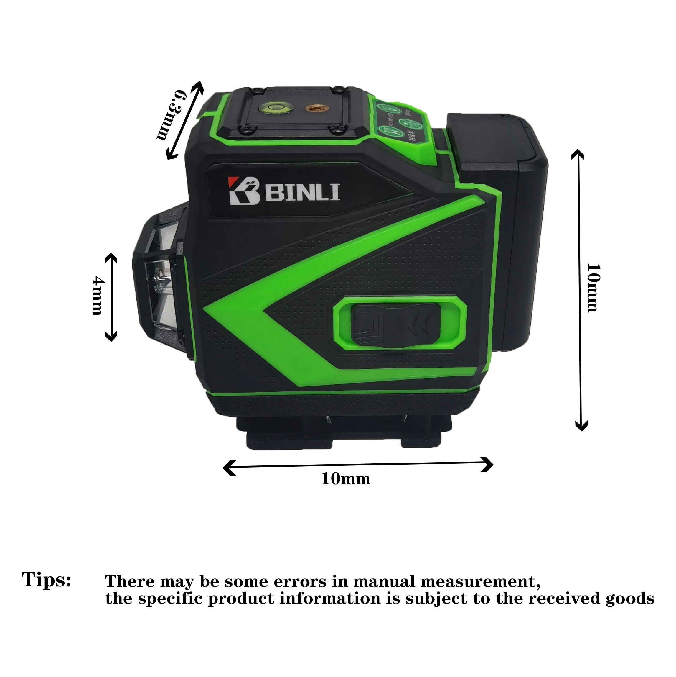 Construction Green 12 Line Self Leveling 360 Automatic Rotary Laser Level