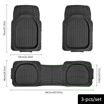 Tiki Car Floor Mat Single Color Black Gray Beige Auto Interior Decor Carpets For Toyota Etc Cars Accessories