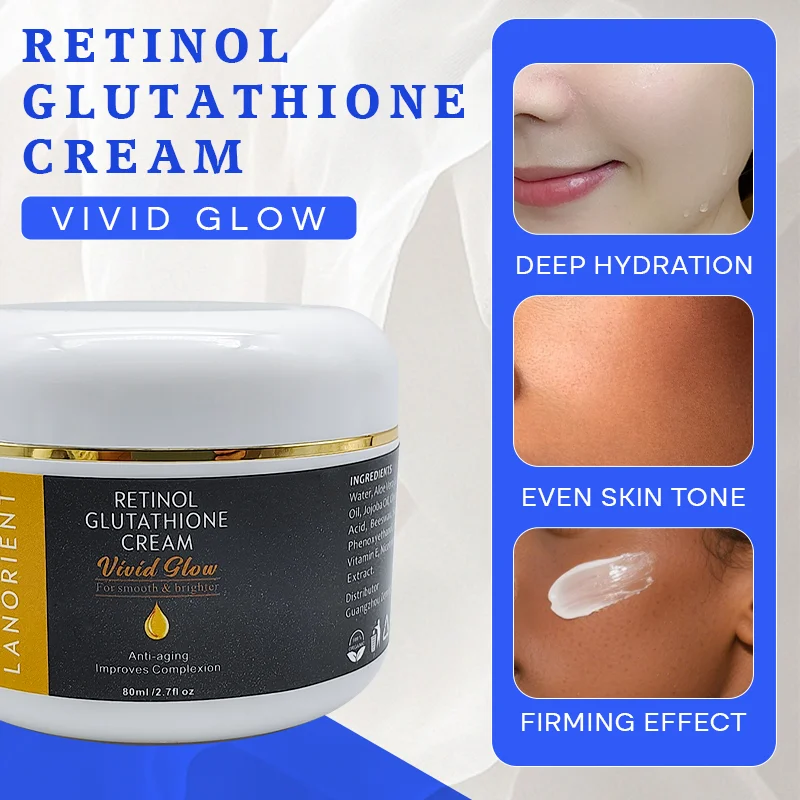 OEM Wholesale Korean Luxury Skincare Products Organic Retinol  Skin-Nourishing Dark Spot Correction Glutathione Cream