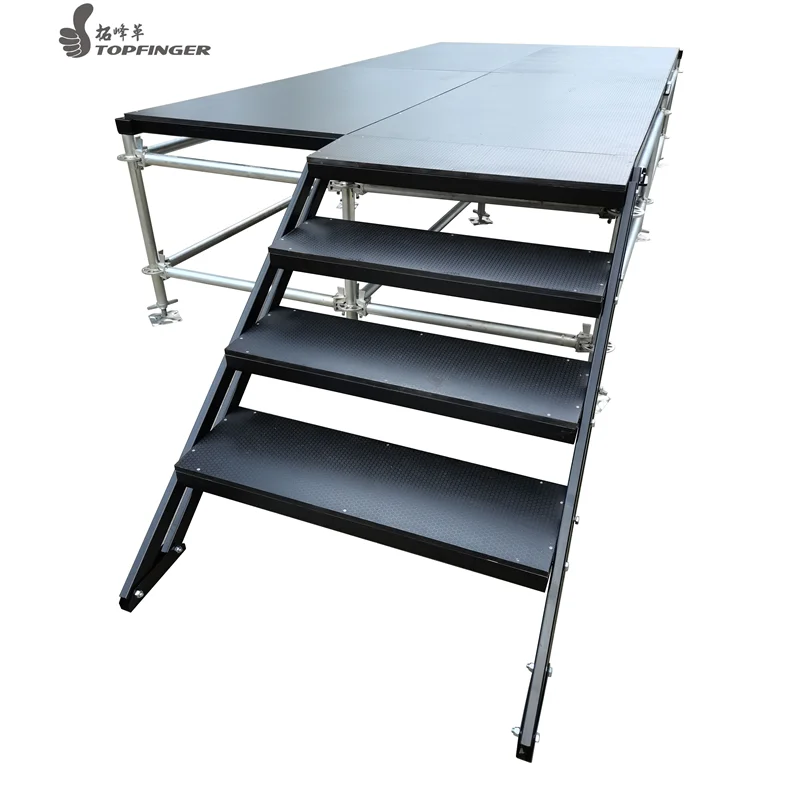 Stages for Performance/led Dancing Led Pixel Dance Floor Stage Platform/high Quality Aluminum Layher Stage