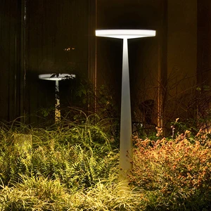 Solar Outdoor High Pole Light for Garden Restaurants Cafe Corridors Waterproof IP65 Electric Street Light Lawn Atmosphere Light