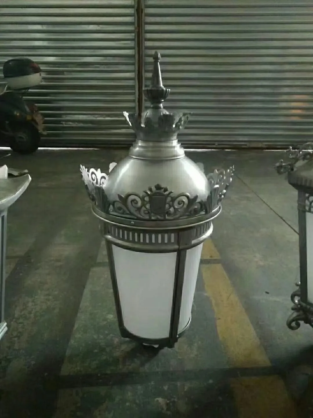 3.8m 5 head classic simple unique custom garden square main gate outdoor lamp post lights for pillars