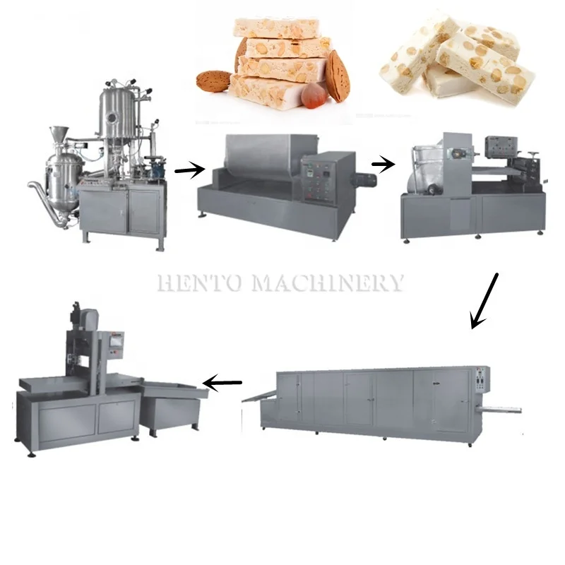 High Performance Nougat Cooking Mixer Machine / Nougat Bars Machinery / Peanut Nougat Making Machine