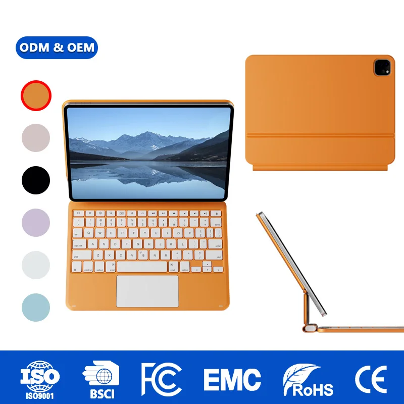 Laudtec Aluminum Magnetic Keyboard Case for iPad (A16) 11