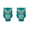 Owl animal Focal bead Turquoise