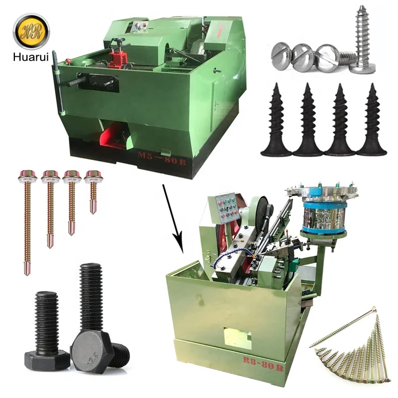 Huarui Screw Machine Cold Heading Machine Nuts and Bolts Making Machines