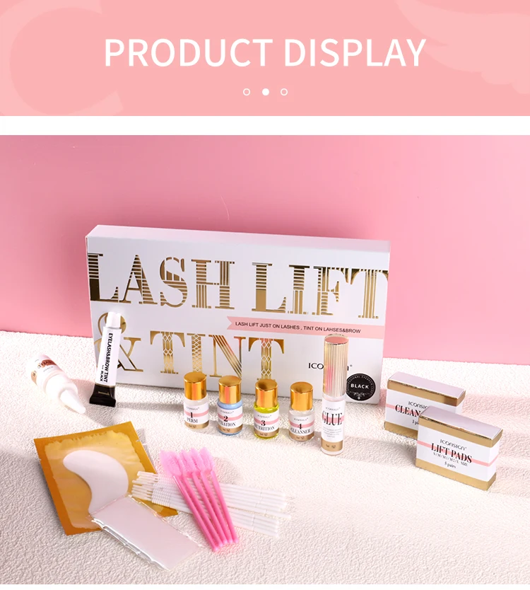 Iconsign Eyebrow Tint Dye Kit Eyelash Lifting Tool Perming Para Cejas Brow Lamination Kit