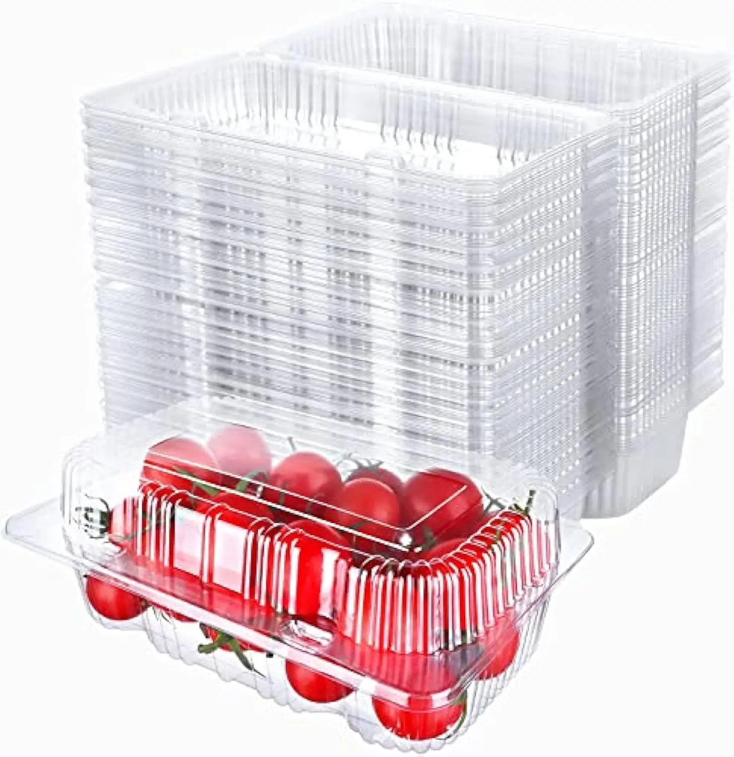 Wholesale Odm Transparent Clear Clamshell Fruit Vegetable Fresh Box