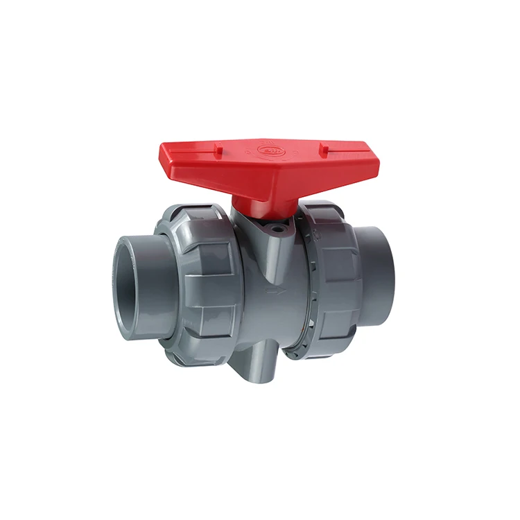 Light Grey Plastic Valve from Factory Directly CPVC True Union Ball Valve