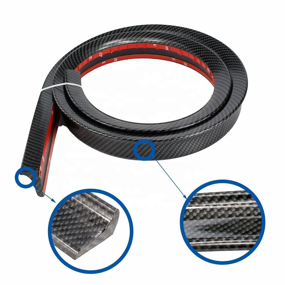 Универсальные автомобильные Спойлеры из углеродного волокна, длина 1,5 м, универсальный тип