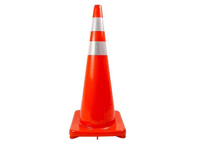 Construction Building Safety Cone Reflective PVC Plastic Traffic Road Cone with PE for Roadway Warnings factory