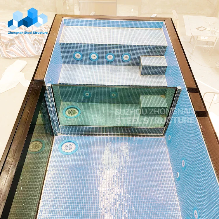 Factory Easy Assembly Prefab 20ft 40ft Shipping Container Swimming Pools for Outdoor