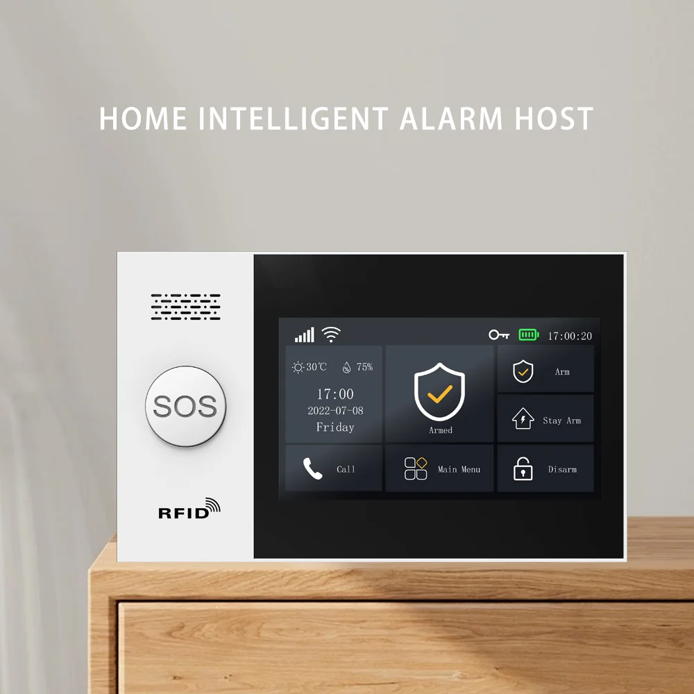 Tuya Smart Life Home Security WiFi Kit Wireless Remote Control Alarm System Intrusion Siren Contact Sensor Door Compatible