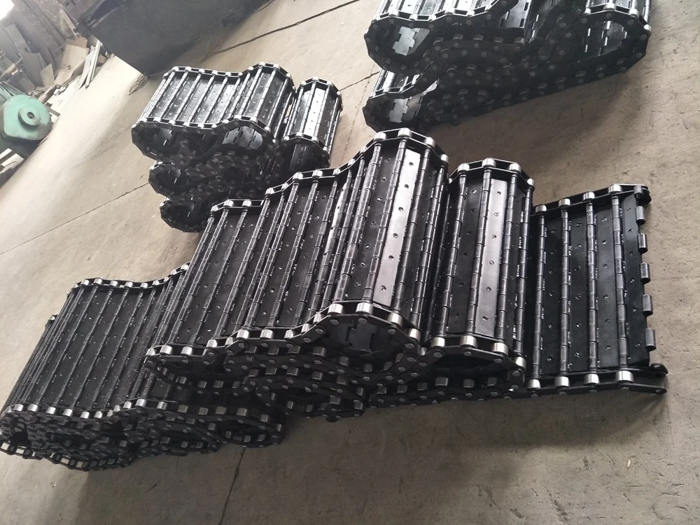 Factory Supply CNC Chip Conveyor Chain Various Pitch Steel Plate Hinged Conveyor Chain