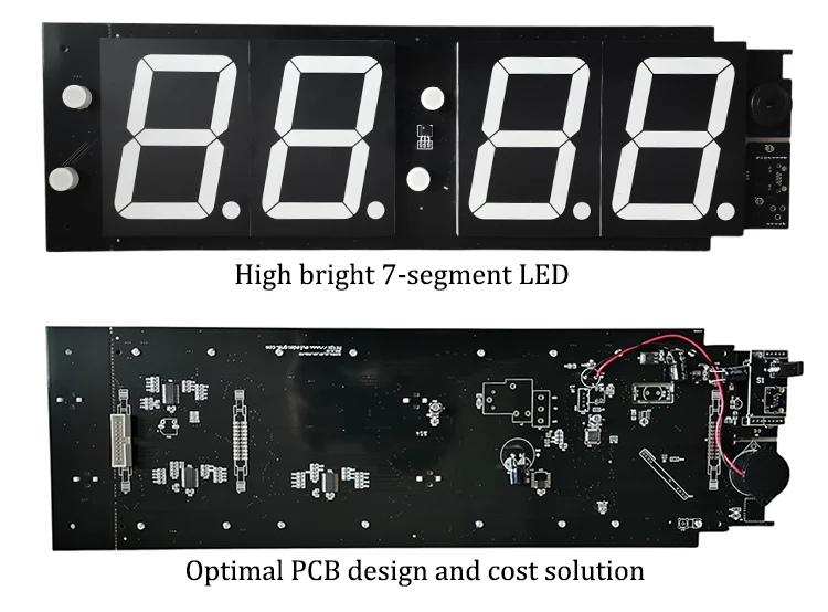 Jhering 7 Segment Light Panel LED Digital Timer - 4 Digits