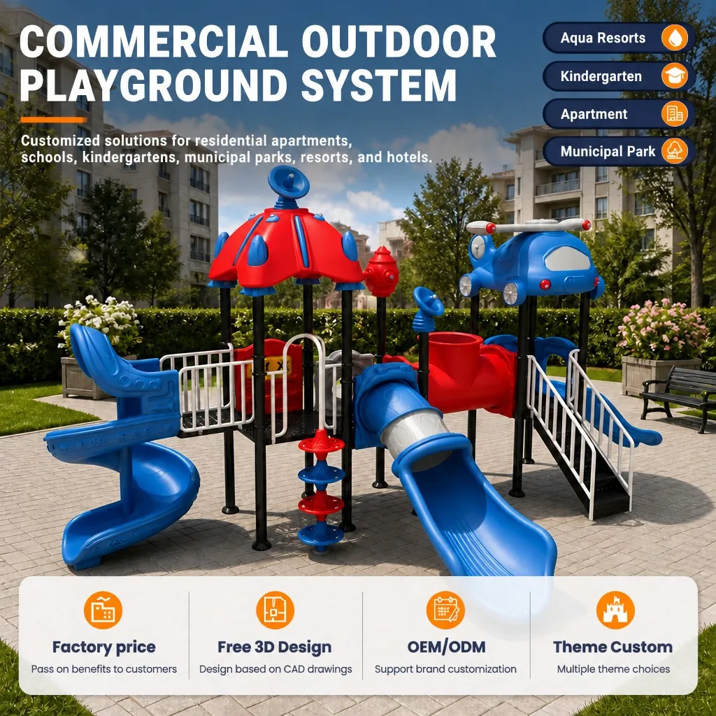 Kids Outdoor Playground Equipment School Kindergarten Climbing Frame Swing Slide Set Galvanized Steel CE CPC ASTM Certified OEM