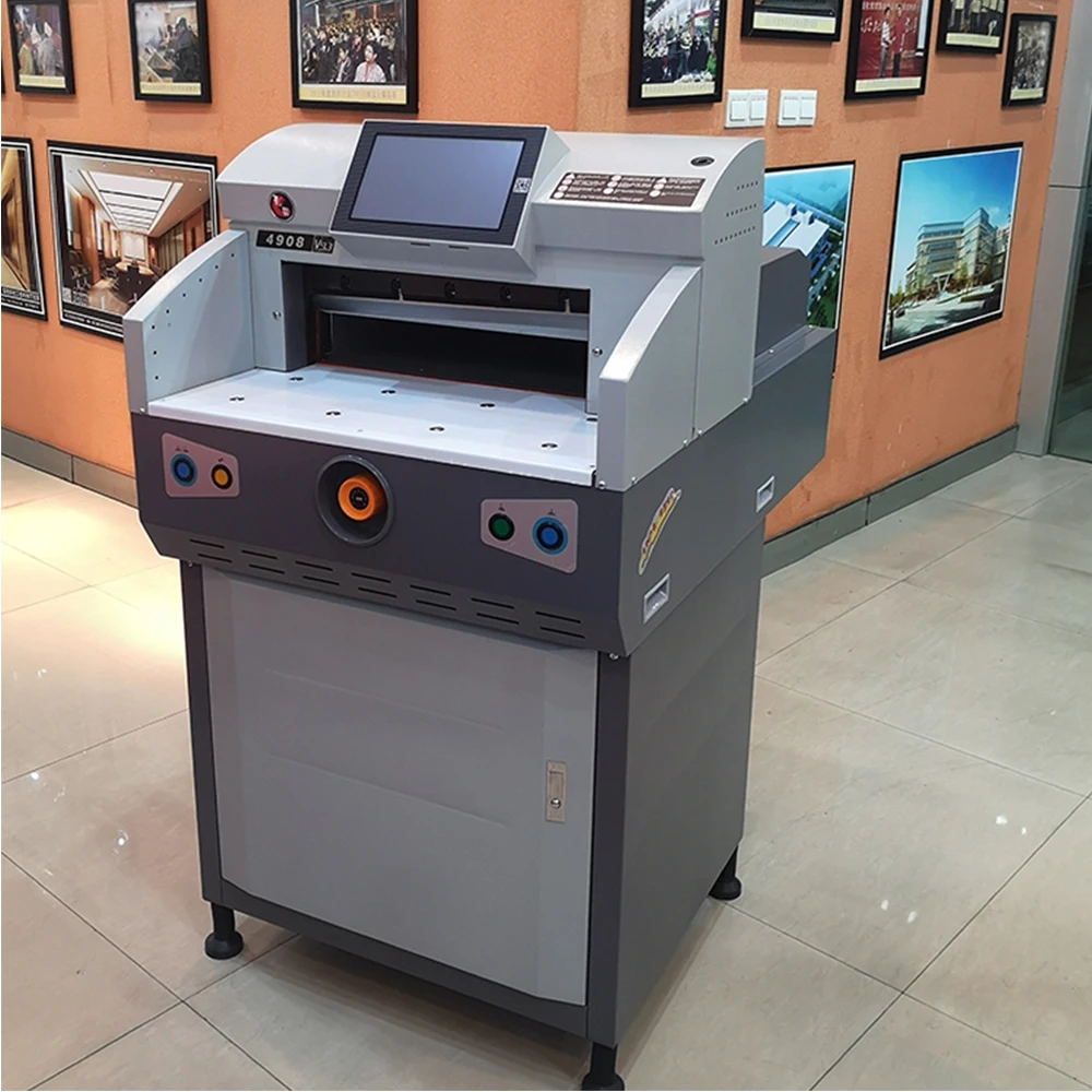 
Автоматическая машина для резки бумаги CE ISO Boway 4908 490 мм 