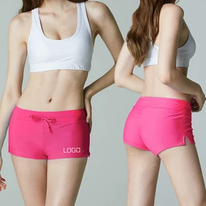 Beach Quick Dry and UV Protection Girls Swimsuit Shorts Bottom Custom High Quality Women's Short Swim Trunks