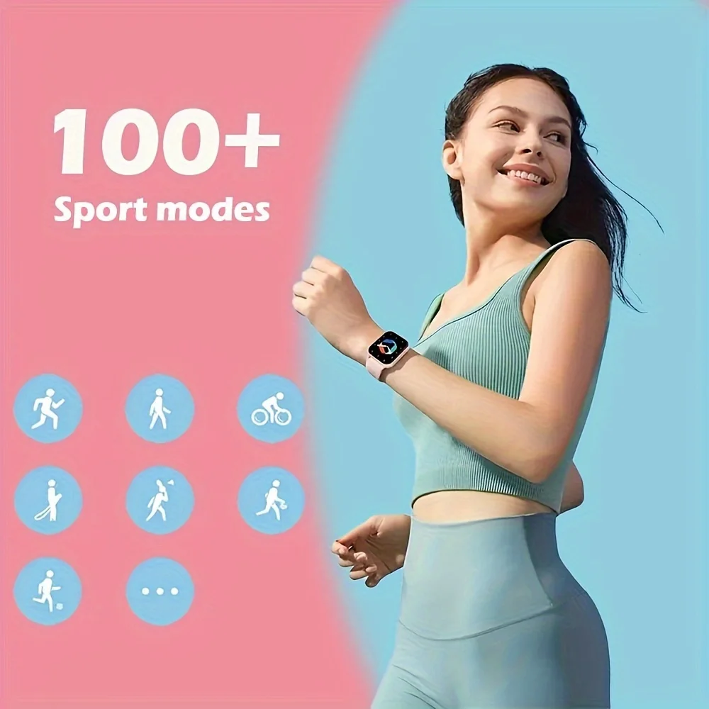 SENBONO ZL54CJ Square Smartwatch Women BT Call Heart Rate Sport Mode Fitness Tracker Wat aperçu 3