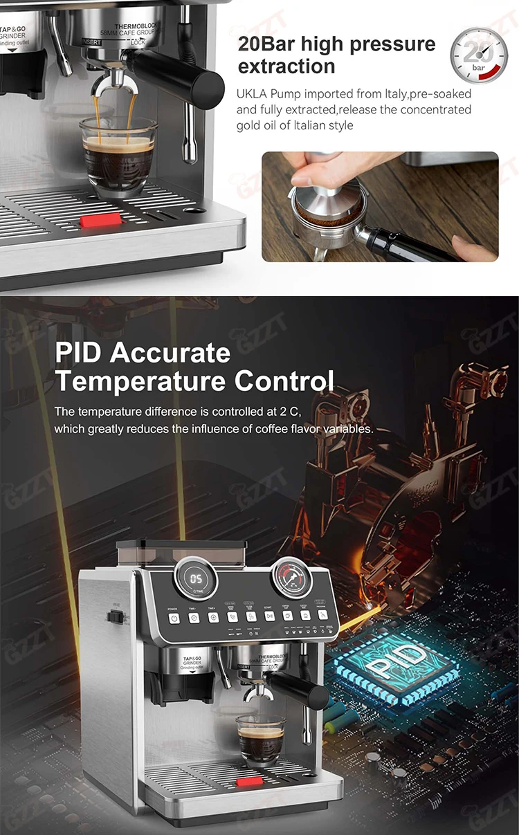 in Coffee Maker Espresso, Grinding, and Milk Frother