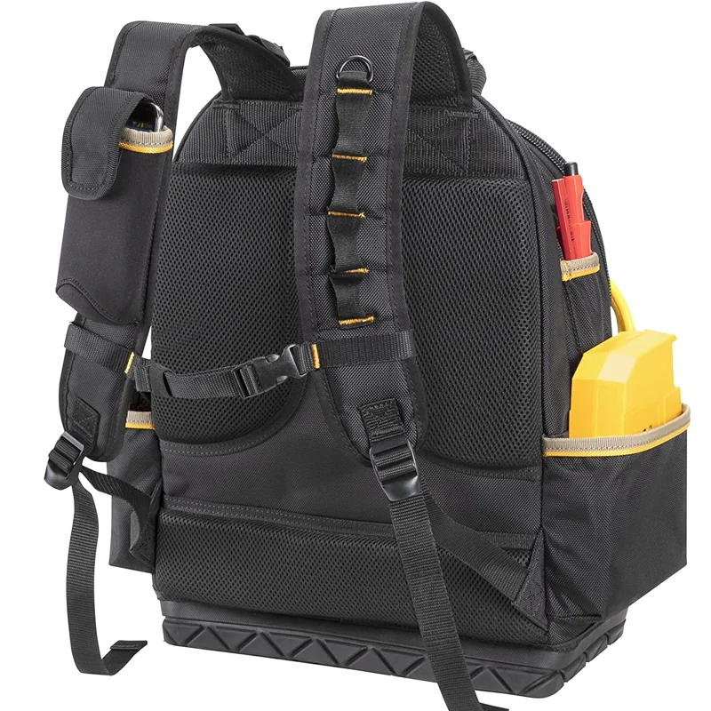 Custom Heavy Duty Electrical Tool Kit Storage Bag Electrician Backpack