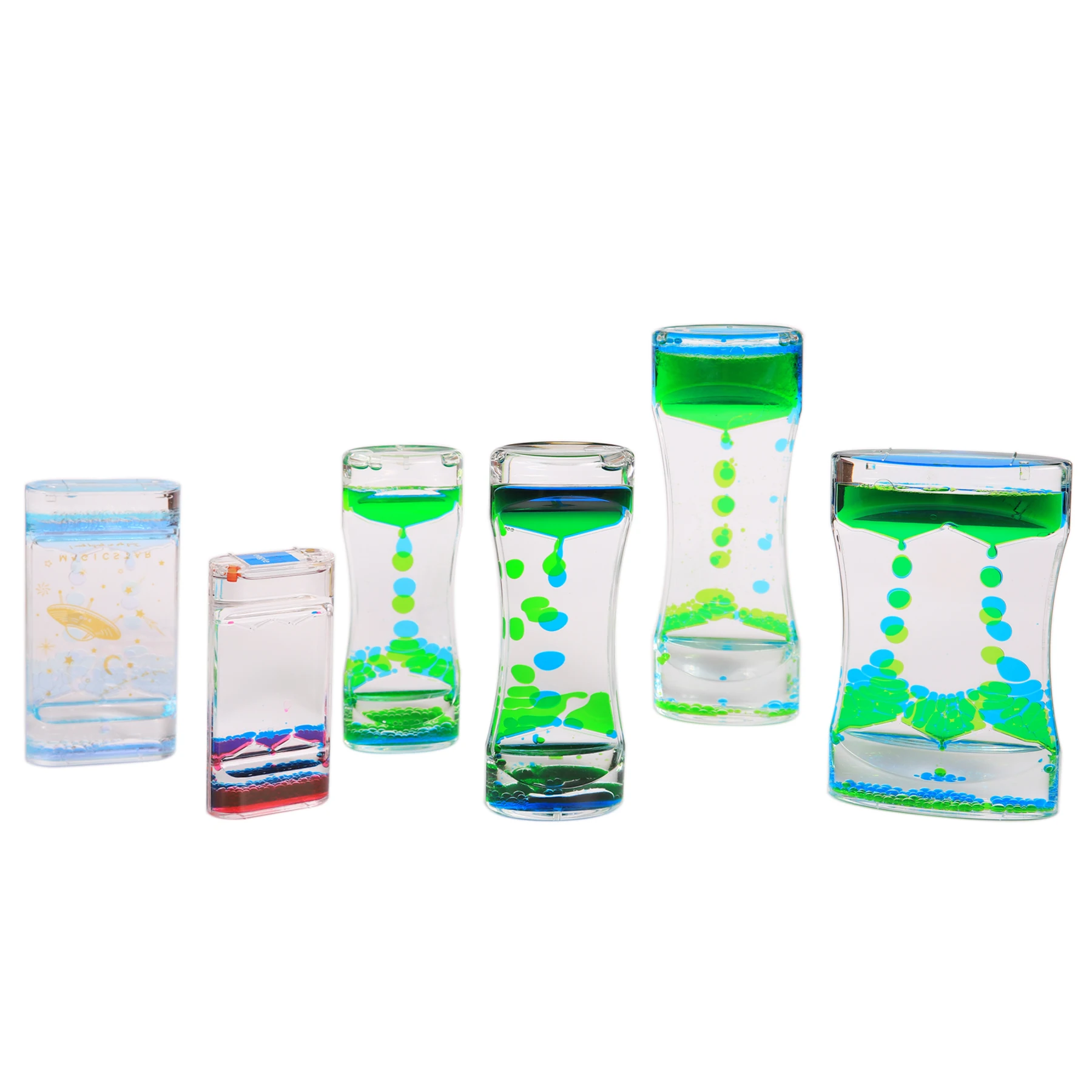 Dolphin Liquid Motion Bubbler Minuteries, Huile Sablier Relaxation