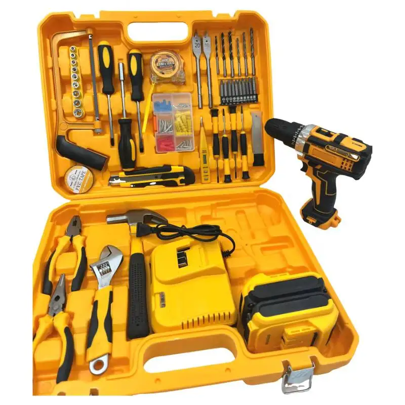 21V Cordless Drill Brushless Motor Keyless Chuck Lithium Battery Compact Design Industrial DIY Tool 2