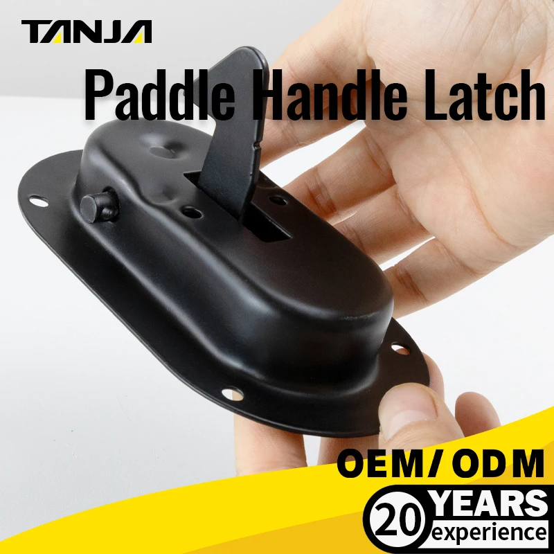 Whole Toolbox Locks Zinc Alloy Paddle Handle Latch for Engineering Vehicles Marine Door Lock Refrigerator Flush Recessed Lock