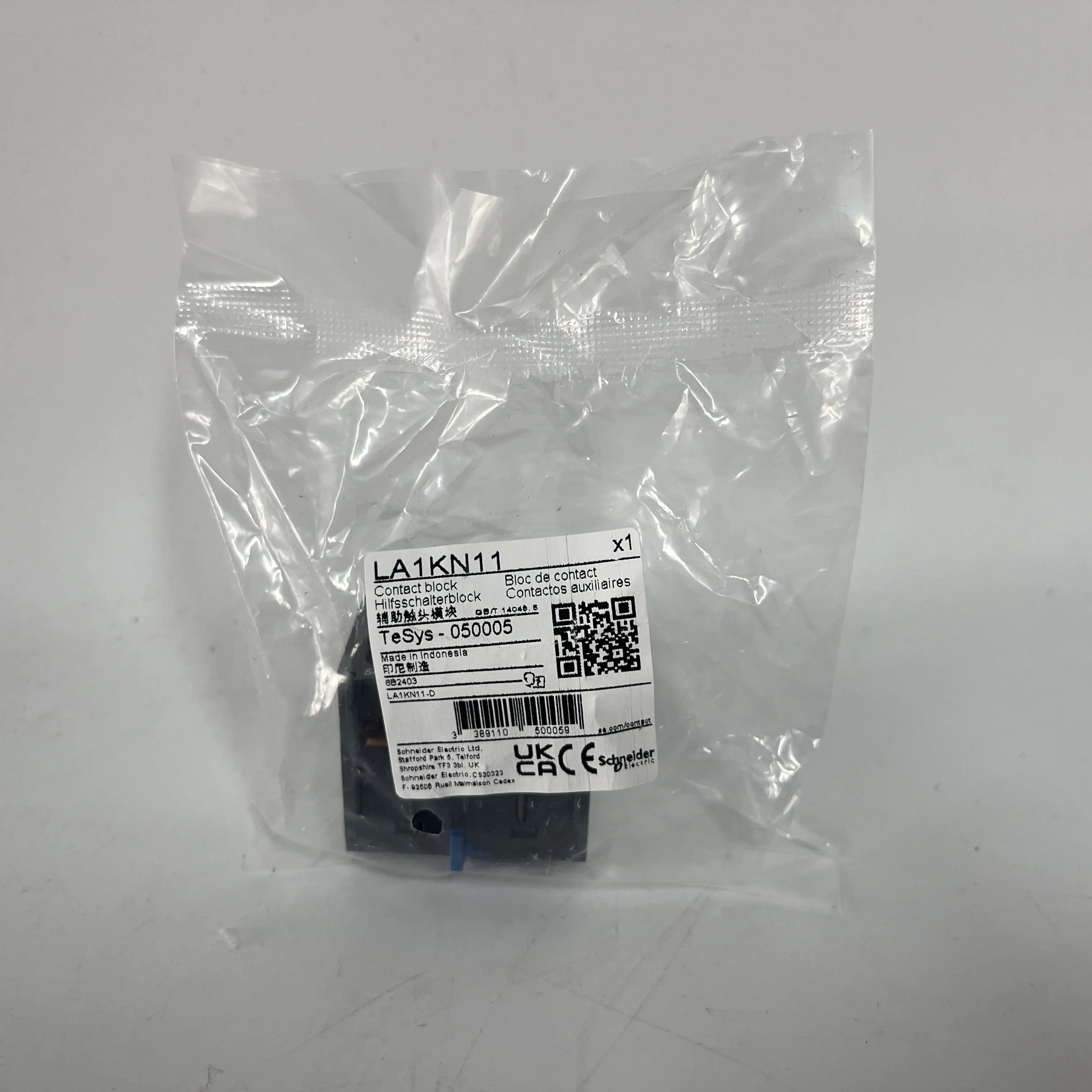 Schneider Auxiliary Contact Block LA1KN11 Schneider Auxiliary Contact Block LA1KN11