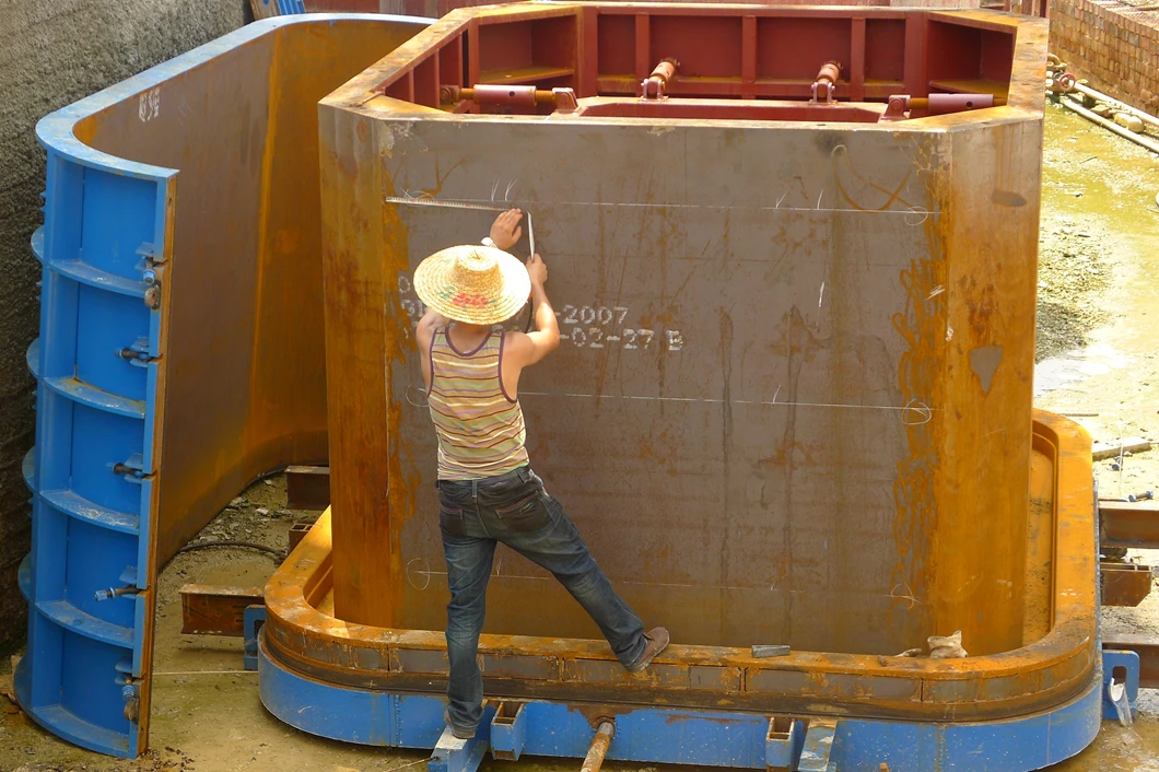Reinforced Concrete Sewer Jacking Cement Culvert Pipe Casting Steel Mould