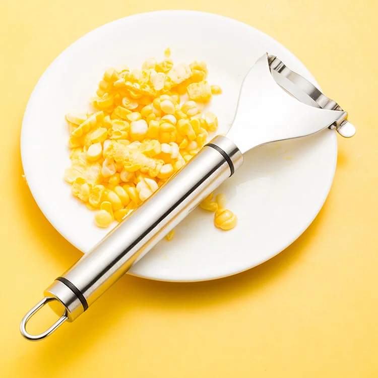 Durable Stainless Steel Manual Corn Shaver Peeler Rust-Proof Kitchen Tool for Home Cutte aperçu 4
