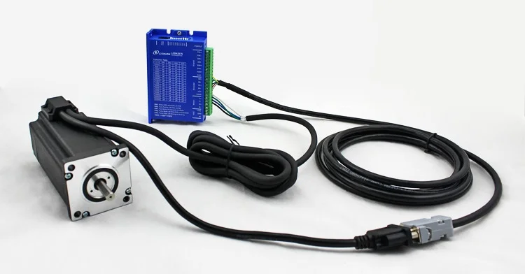 Kit Moteur Pas à Pas En Boucle Fermée Nema23 3,6 Nm - HBS57 Driver + Moteur 57HBS30, 4A, Pour CNC, Upgrade Système - 8