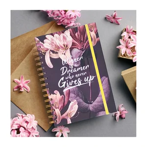 Custom Logo 2026 A5  Spiral Weekly Monthly Spiral Diary Journal Planner Undated Wholesale Notebook