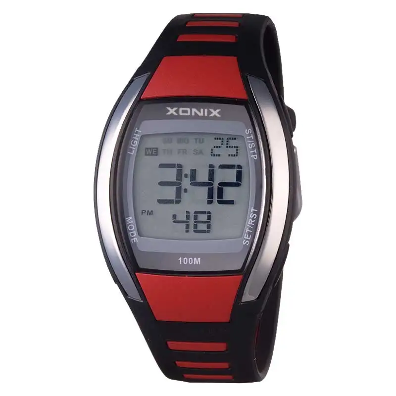 Xonix FK High-Performance Sport Electronic Watch for Men and Women Waterproof and Shockproof with Square Case