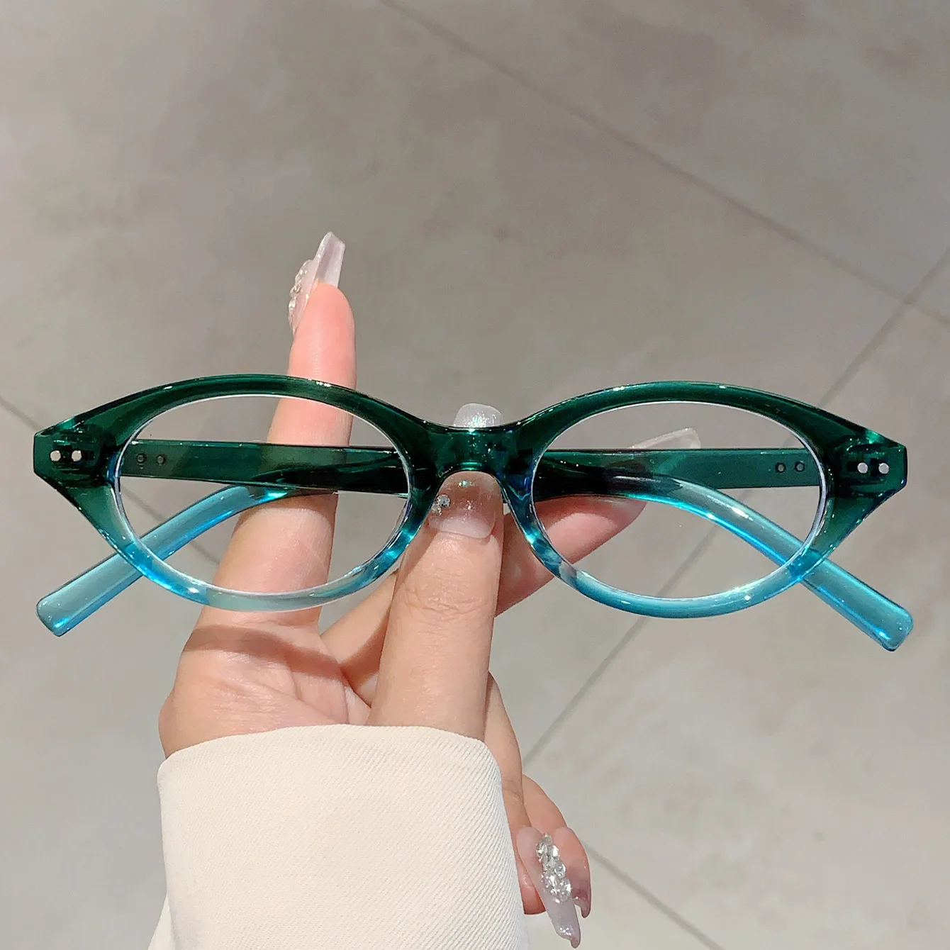 Oval Candy Name Brand Non Prescription Glasses Kids Glasses Frames