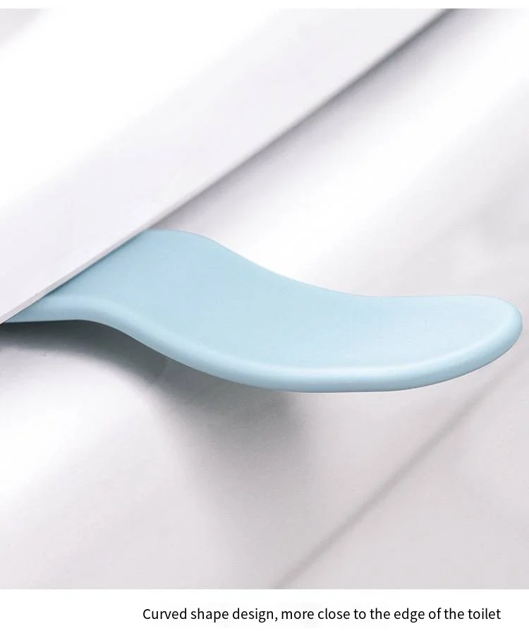 Simple toilet lid lifter anti-dirty hands  handle toilet solid color toilet lid handle details