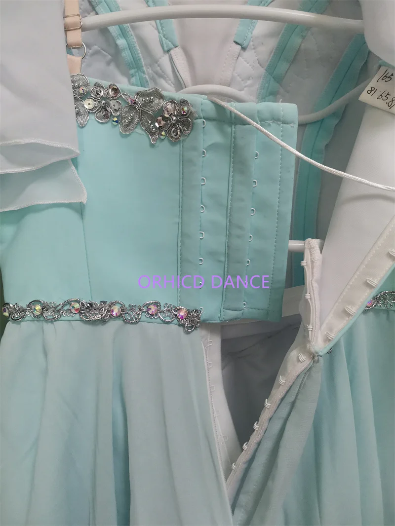 Hot Sale Custom Size Custom Color Kids Girls Women Adults Cupid Talisman Performance Wear Blue Lyrical Ballet Dance Costumes