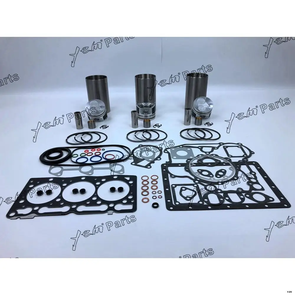 Hot Selling Up Overhaul Kit With Cylinder Gaskets Set Piston Rings Liner For Kubota D1105 Engine Spare Parts