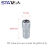 Straight Male Plug