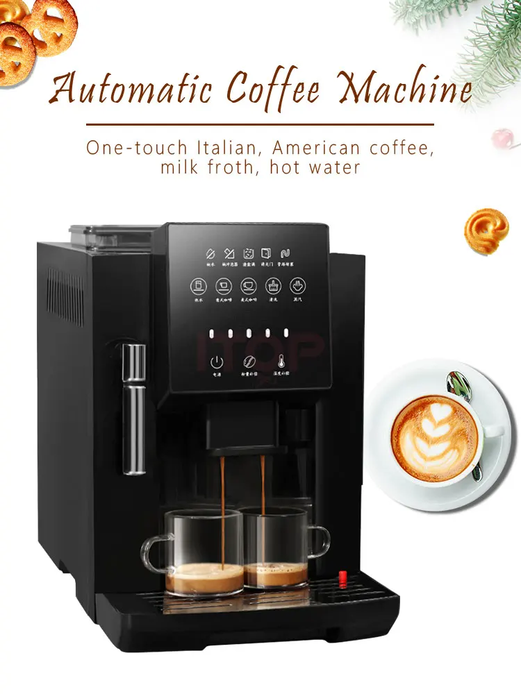 ITOP Keep Warm Coffee Machine 1200W Ekspres Do Kawy 12 Cups 19 Bar Full Automatic Coffee Maker