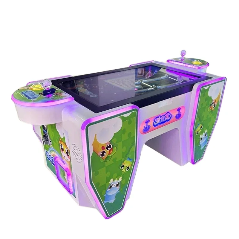 Small Coin-Operated Snake Puzzle Video Game Machine English Language Entertainment Equipment for Fun & Challenge Gift