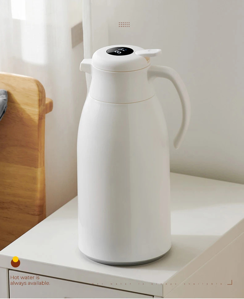 60oz Kitchen & Tabletop Glass Liner Thermos Coffee Pot Vacuum Insulated