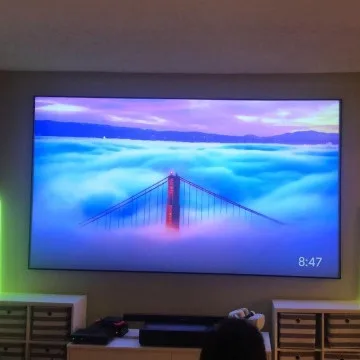 Best Sales Low Cost  Fixed Frame Movie Projections Screen for 4K UST Projector VAVA 120 Inch Ust Alr Screen