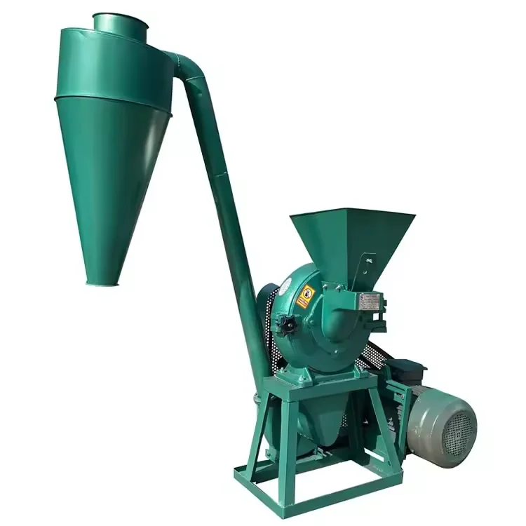 Multi-function Grinder Machine Electric Pulverizer Flour Mill with Cyclone Dust Collector Corn Grinder Grinding Milling