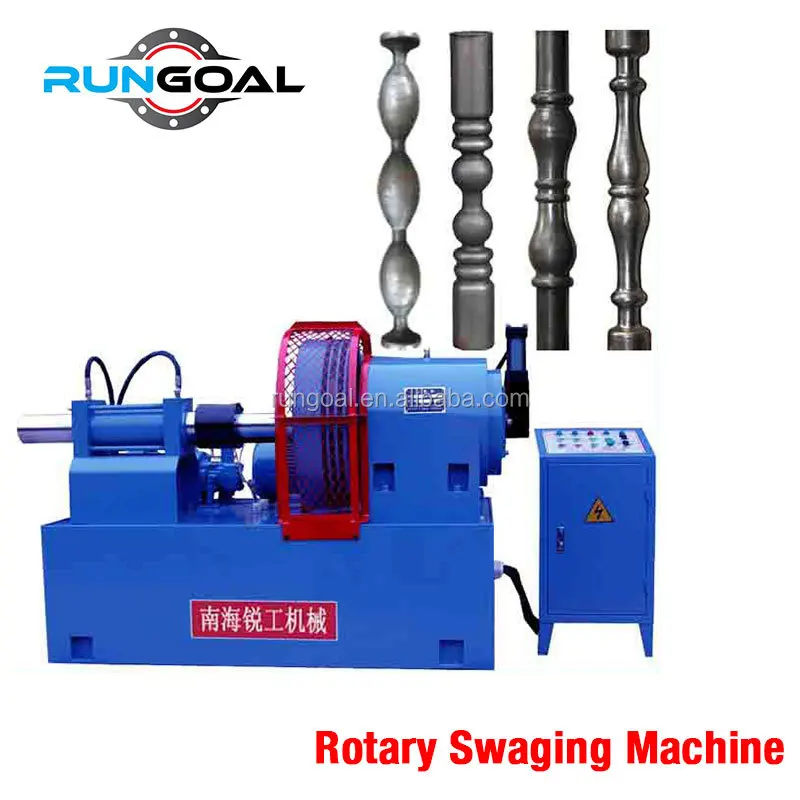 Manufacture Lower Making Iron Stainless Steel Spinning Machine Tube Rotary Swaging Machine manufacture